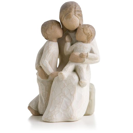 Willow Tree ® Quietly Mother and Children Figurine, 