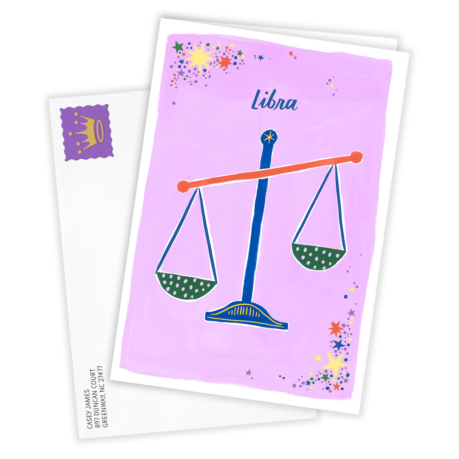 Bold and Bright Libra Zodiac Custom Card for only USD 4.99 | Hallmark
