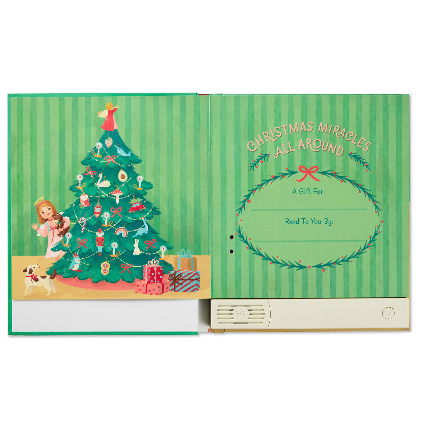 Christmas Miracles All Around Recordable Storybook inside spread image number 3