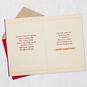 Red and Green Holiday Icons Dad Christmas Card Open card with envelope image number 4