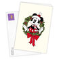 Mickey in Wreath Personalized Christmas Card Card  front with Envelope  image number 2