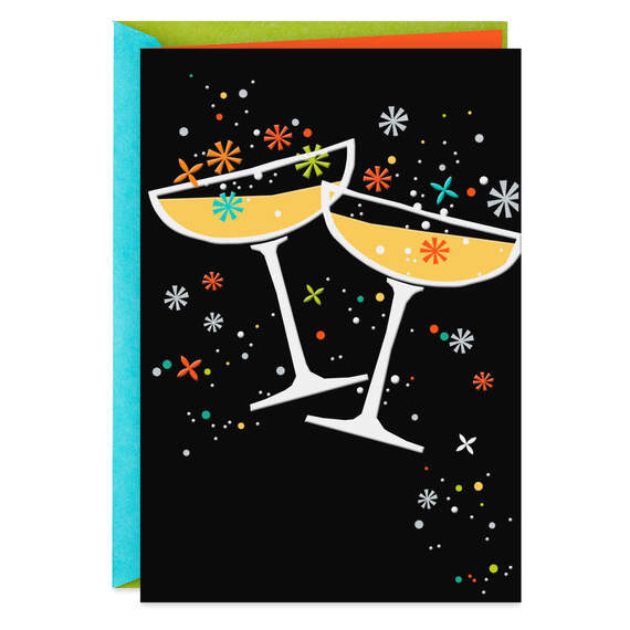 Champagne Toast Blank Card