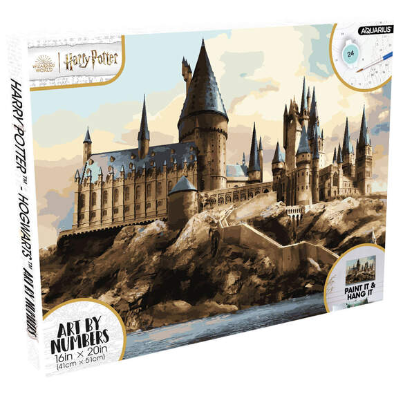 Aquarius Harry Potter Hogwarts Art By Numbers Painting Kit, , large image number 1
