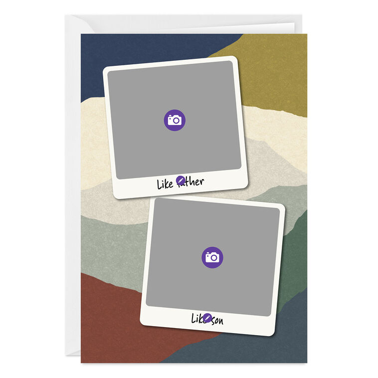 Personalized Snapshots on Abstract Photo Card, , large image number 3