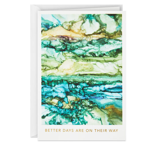 ArtLifting Better Days Are on Their Way Encouragement Card, 