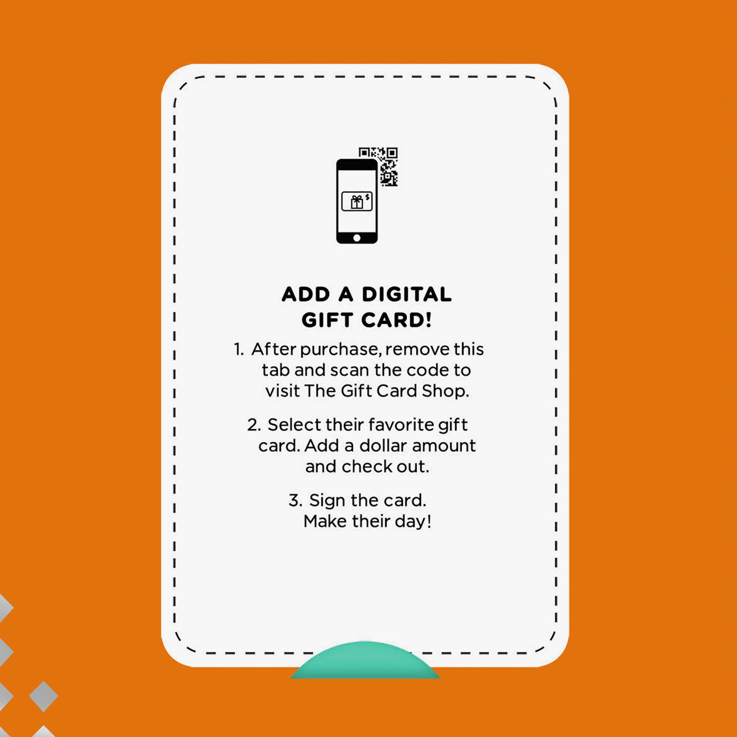 Circles and Stars Father's Day Gift Card Greeting Gift Card panel instructions image number 6