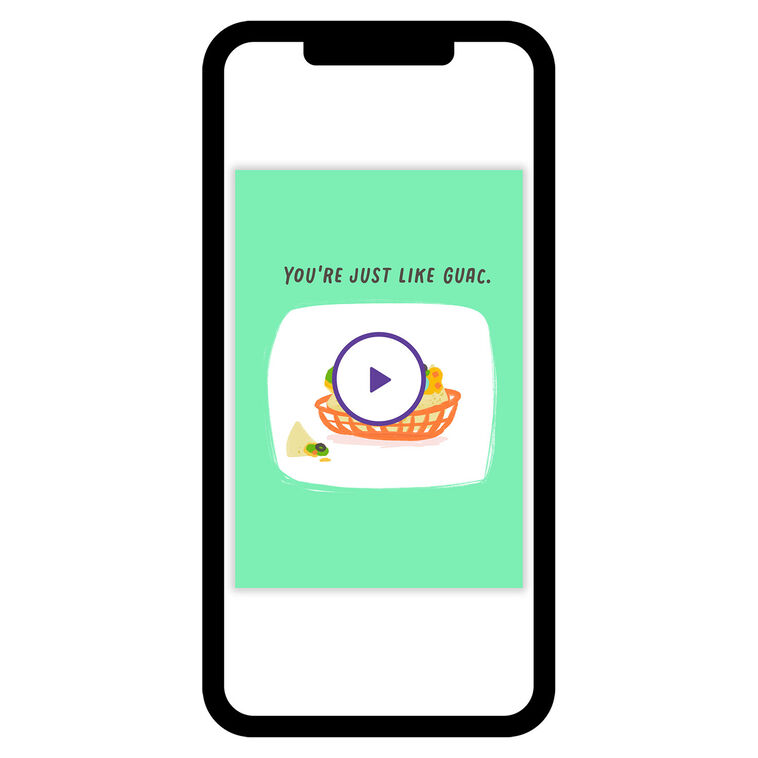 You're Just Like Guac Funny eCard