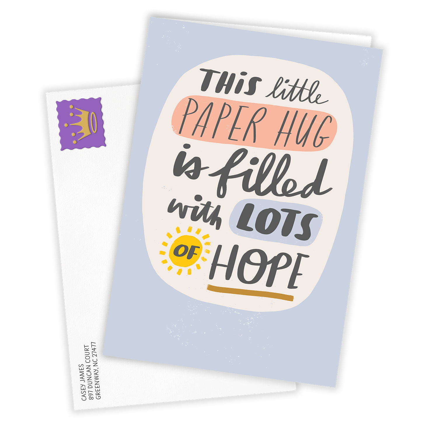 Paper Hug Custom Encouragement Card for only USD 4.99 | Hallmark