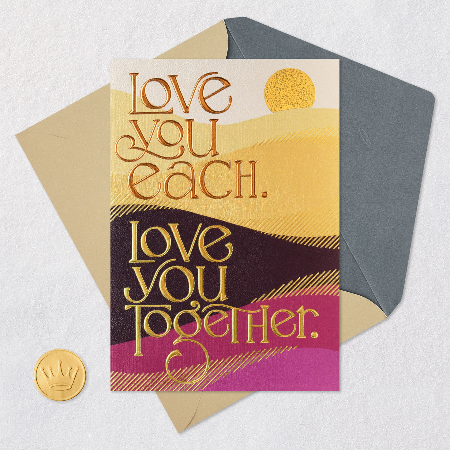 Love You Each, Love You Together Anniversary Card for only USD 5.99 | Hallmark