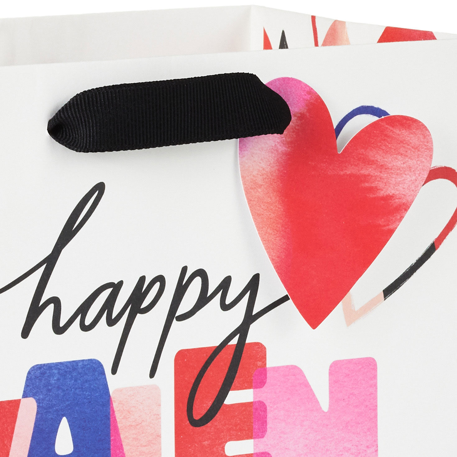 9.6" Happy Valentine's Day on White Medium Gift Bag for only USD 3.49 | Hallmark