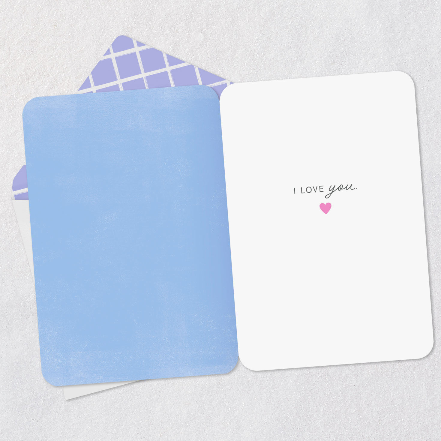 Pink Roses Love Card Open card with envelope image number 3