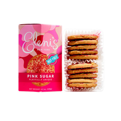 Eleni's New York Pink Sugar Cookies, Box of 10, 