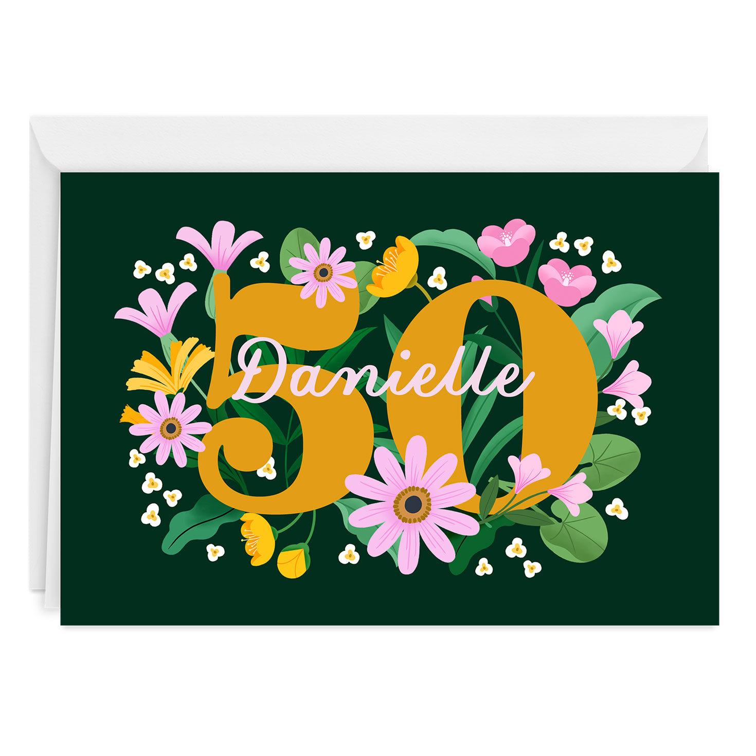 Every Year of You Custom 50th Birthday Card