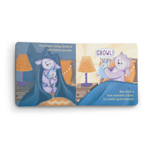Demdaco Brave Me Brave You Board Book & Monster Mittens Gift Set, 