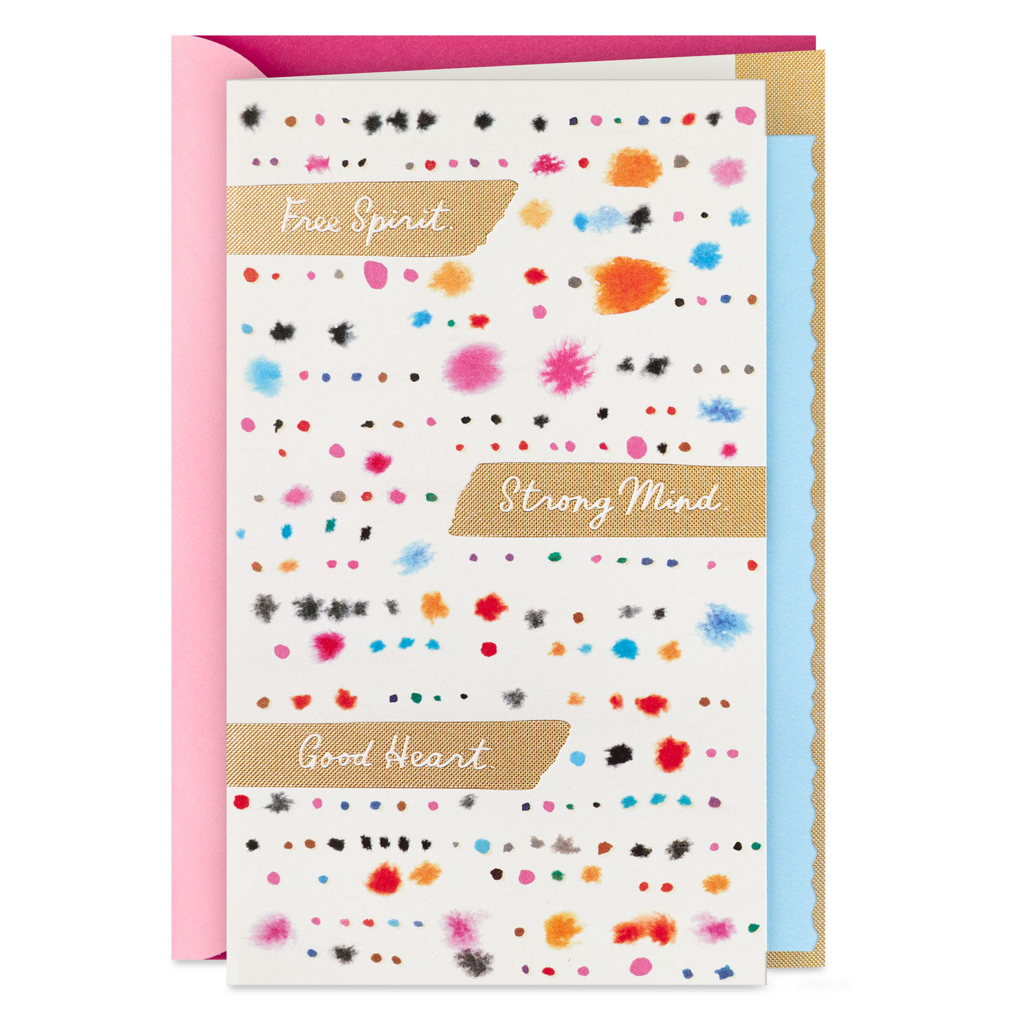 Free Spirit, Strong Mind, Good Heart Birthday Card for Daughter