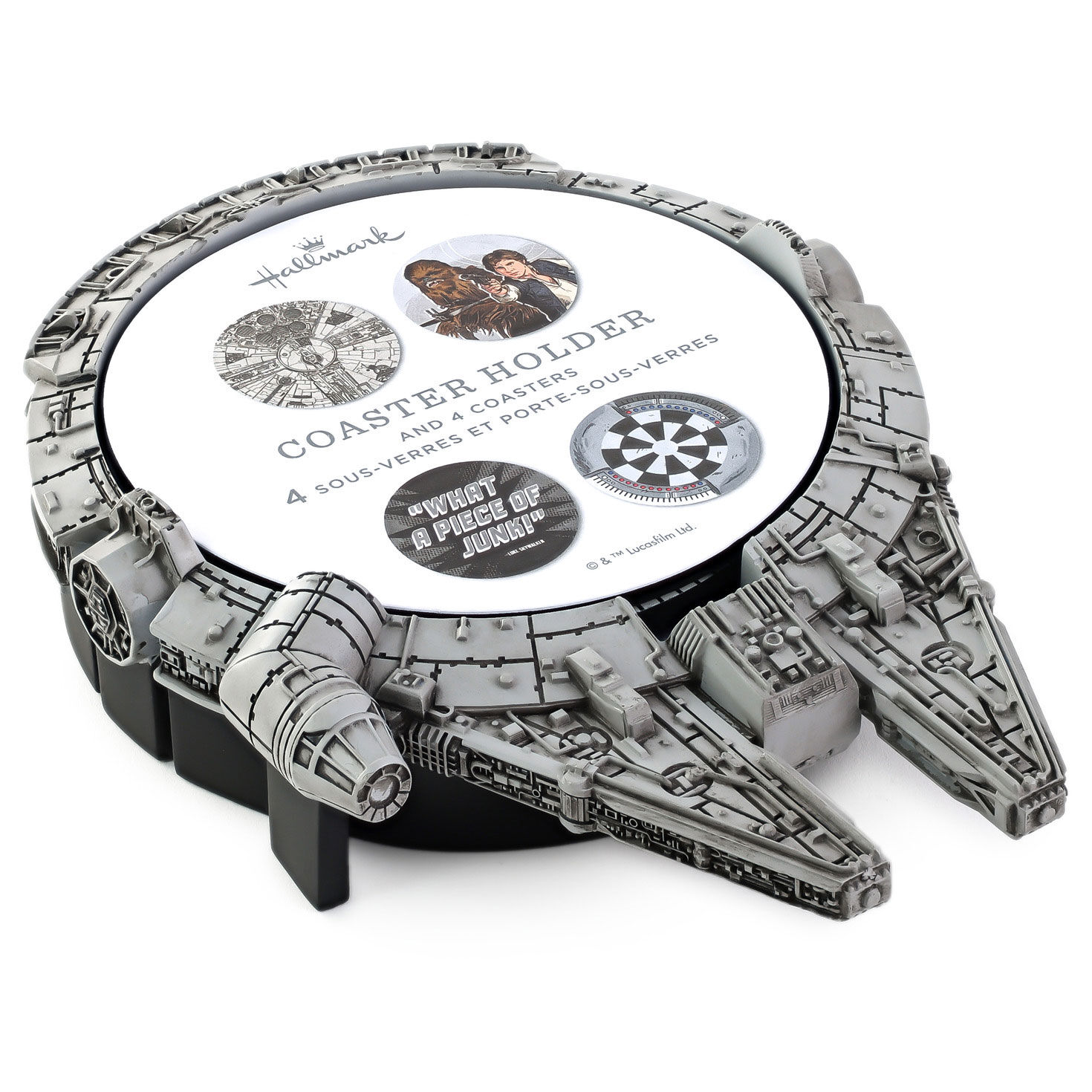 Star Wars Millennium Falcon Sculpted Coaster Set package front image number 6