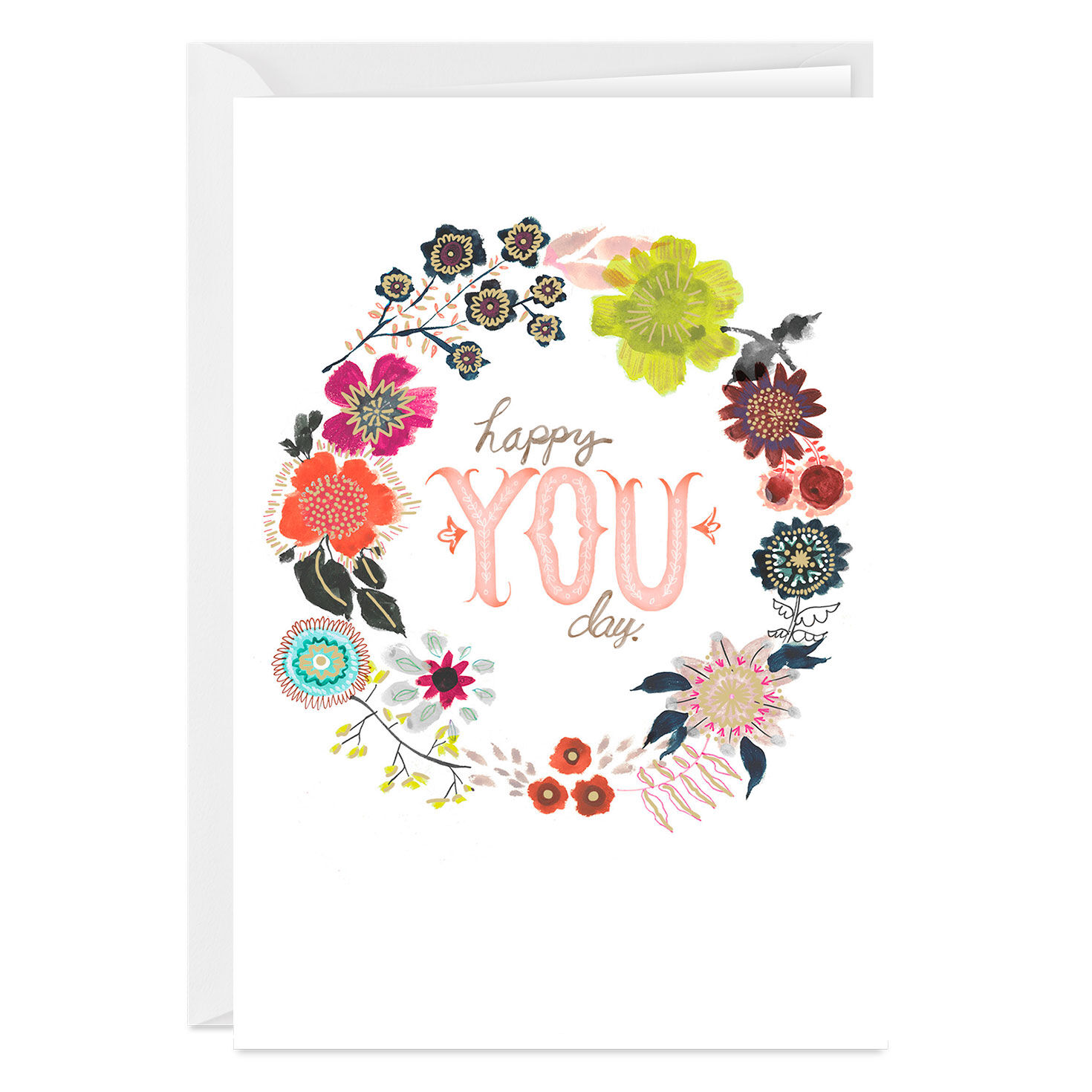 Happy You Day Blank Custom Birthday Card, , large image number 1
