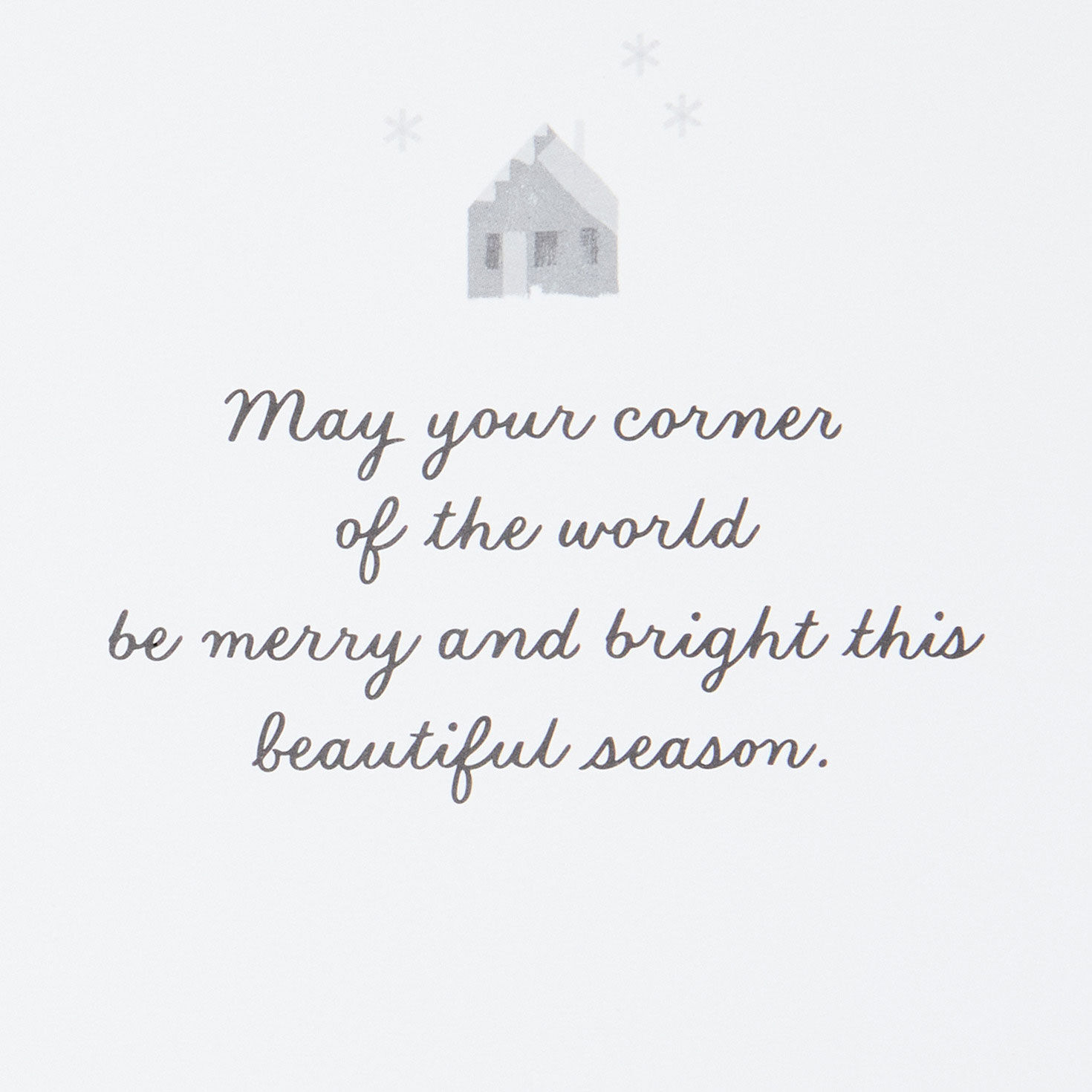 Wintry Homes and Cars UNICEF Boxed Christmas Cards Sentiment image number 4