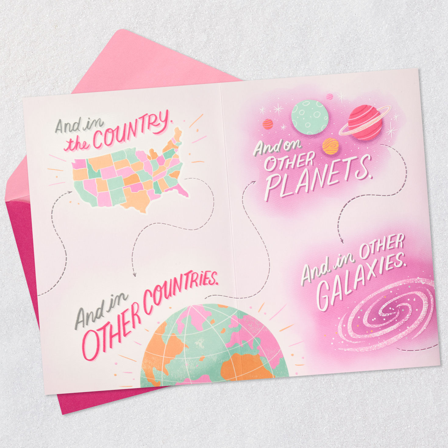 Best Grandmother Funny Pop-Up Mother's Day Card for Grandma Open card with envelope image number 4