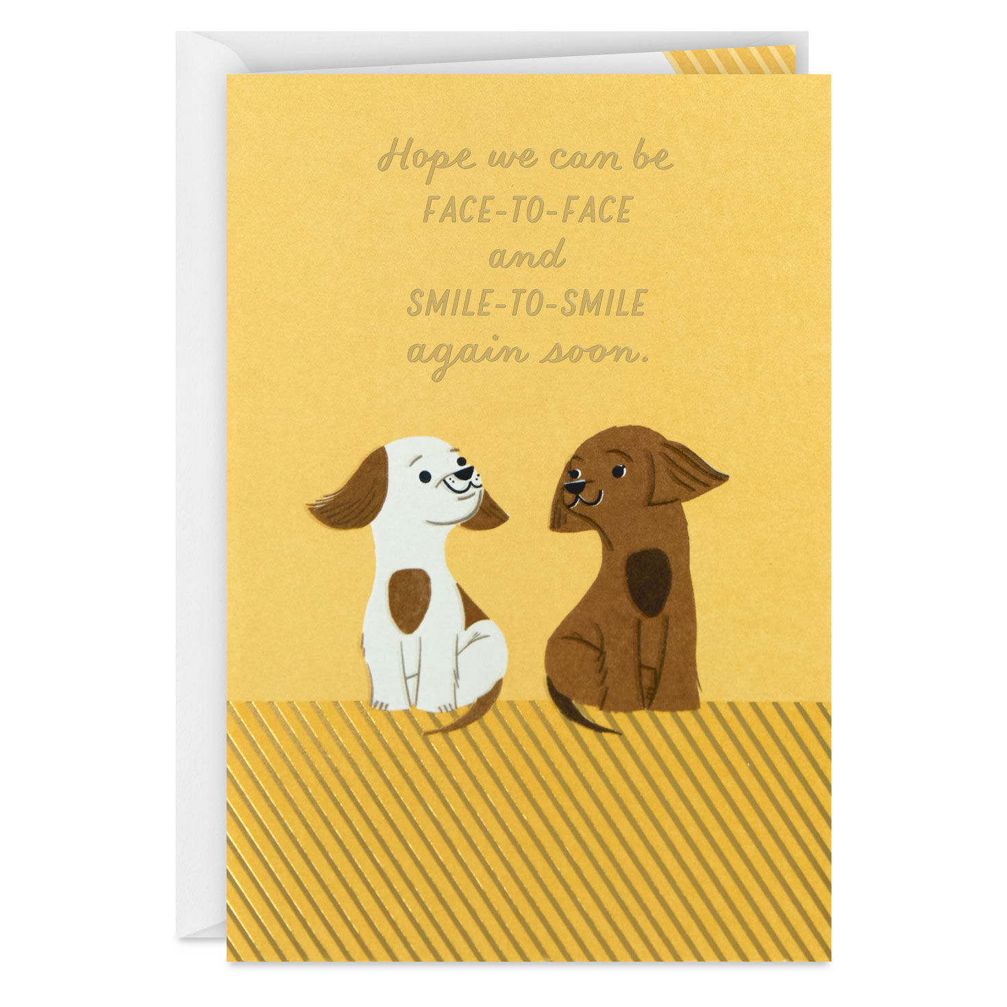 Hope to See You Smile-to-Smile Soon Miss You Card