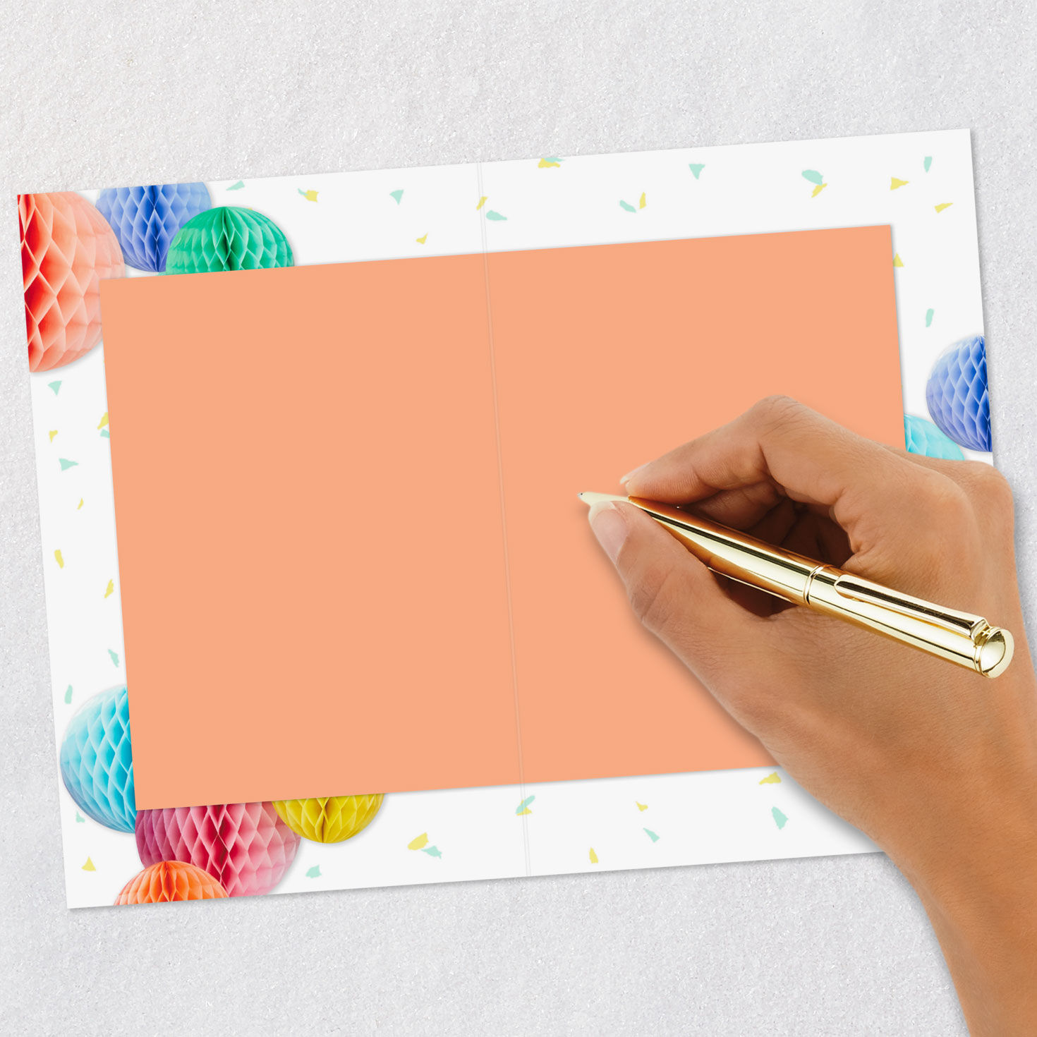 Balloons Blank Card for Congrats or Birthday Signing card image number 5