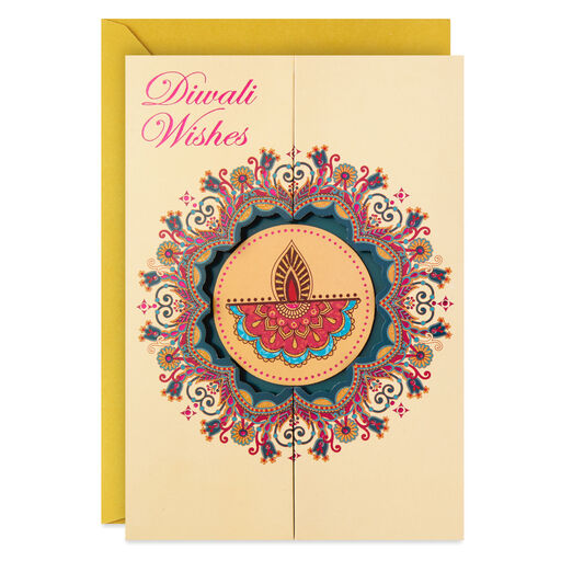 Joy and Light Diwali Card, 