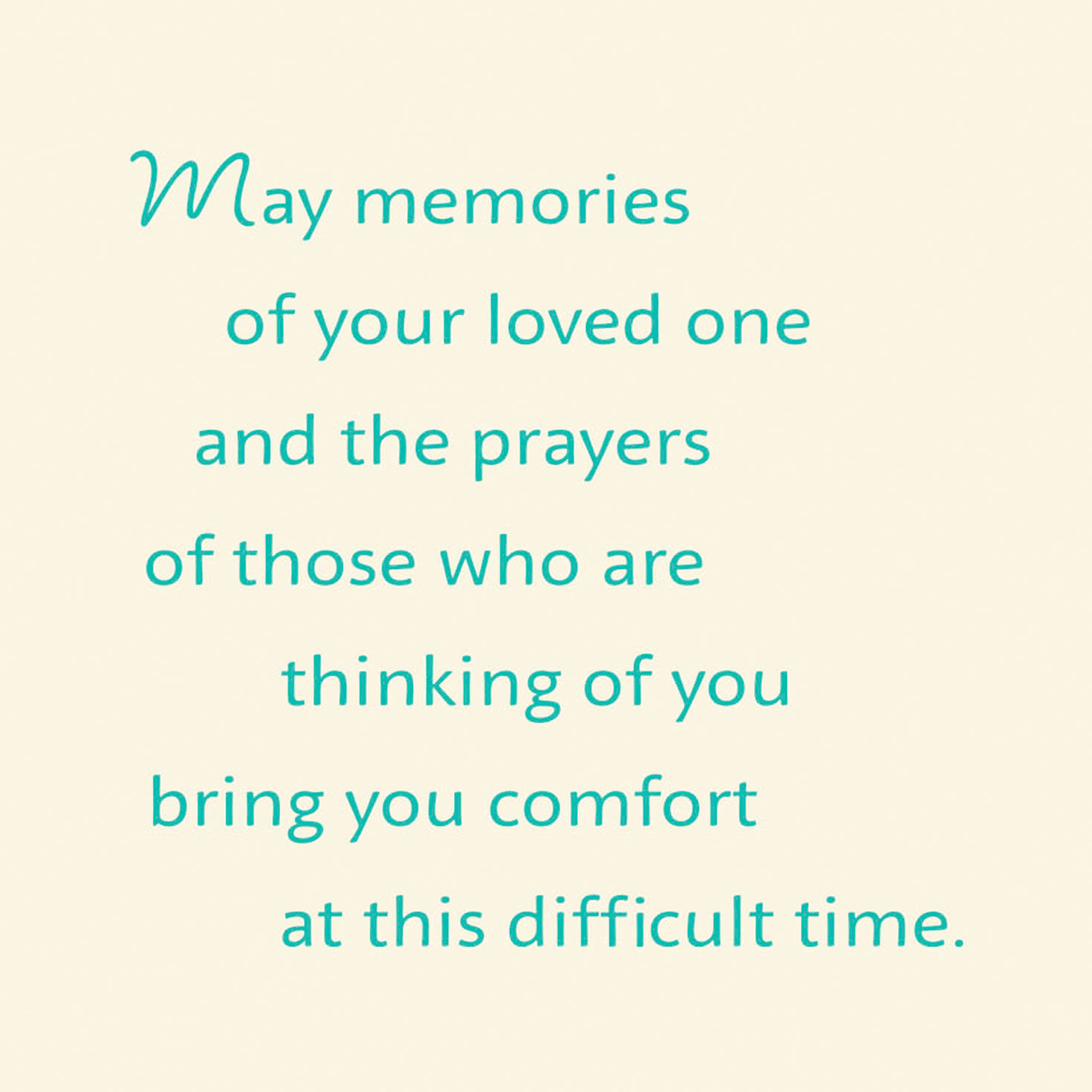 Thoughts and Prayers are With You Sympathy Card - Greeting Cards | Hallmark