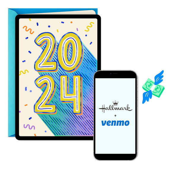 Happy Diploma Day Venmo 2024 Graduation Card, , large image number 1
