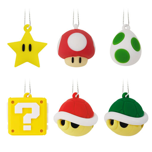 Mini Nintendo Super Mario™ Shatterproof Hallmark Ornaments, Set of 6, 