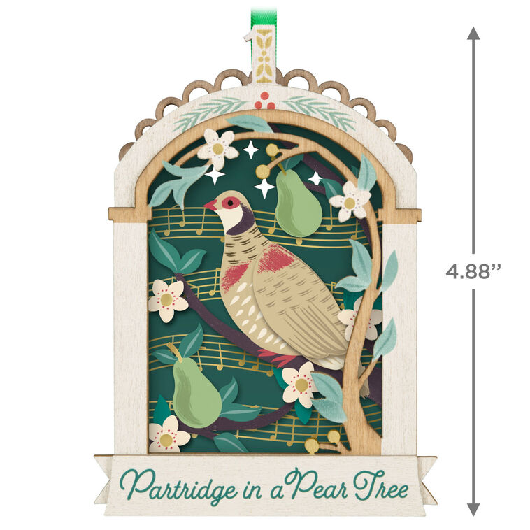 Twelve Days of Christmas Papercraft Ornament - Keepsake Ornaments | Hallmark twelve-days-of-christmas-papercraft-ornament-keepsake-ornaments-hallmark