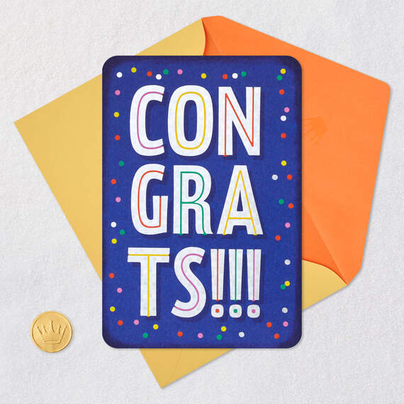 How Exciting! Congratulations Card, , large image number 5