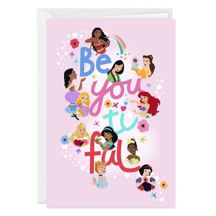 Disney Princess Be-you-tiful Custom Encouragement Card