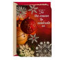 Ornaments and Snowflakes Romantic Christmas Card Card Front image number 1