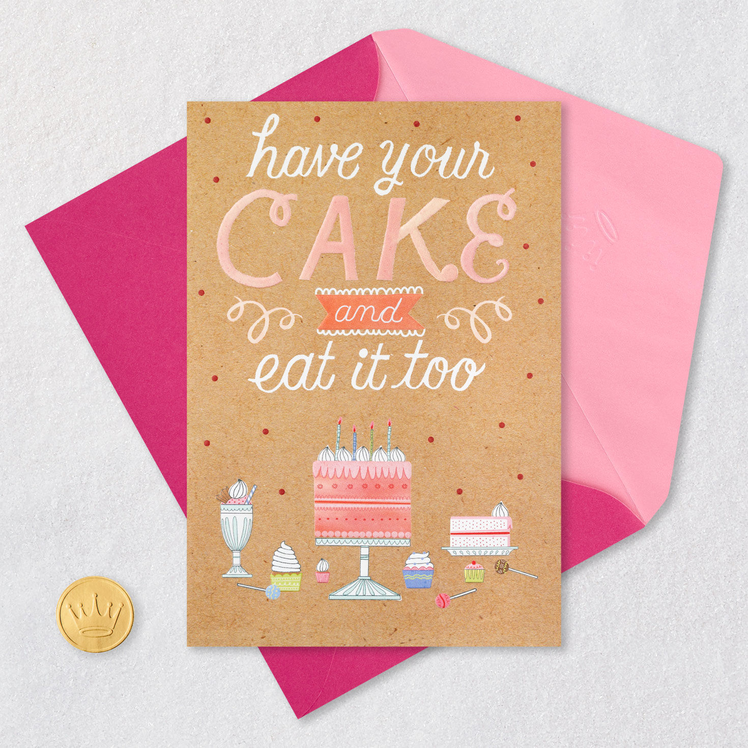 Have Your Cake and Eat It Too Birthday Card, , large image number 5