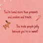 Mouse on Pink Great-Granddaughter Christmas Card sentiment image number 2