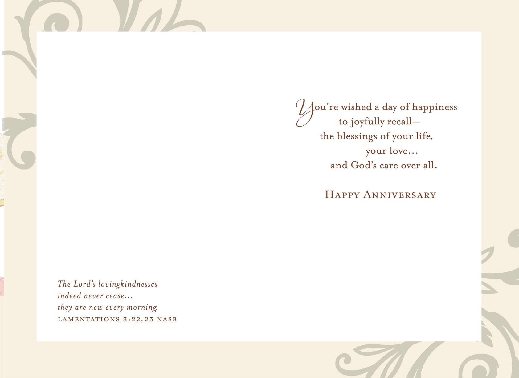 Marjolein Bastin Blessings of Love Religious Anniversary Card