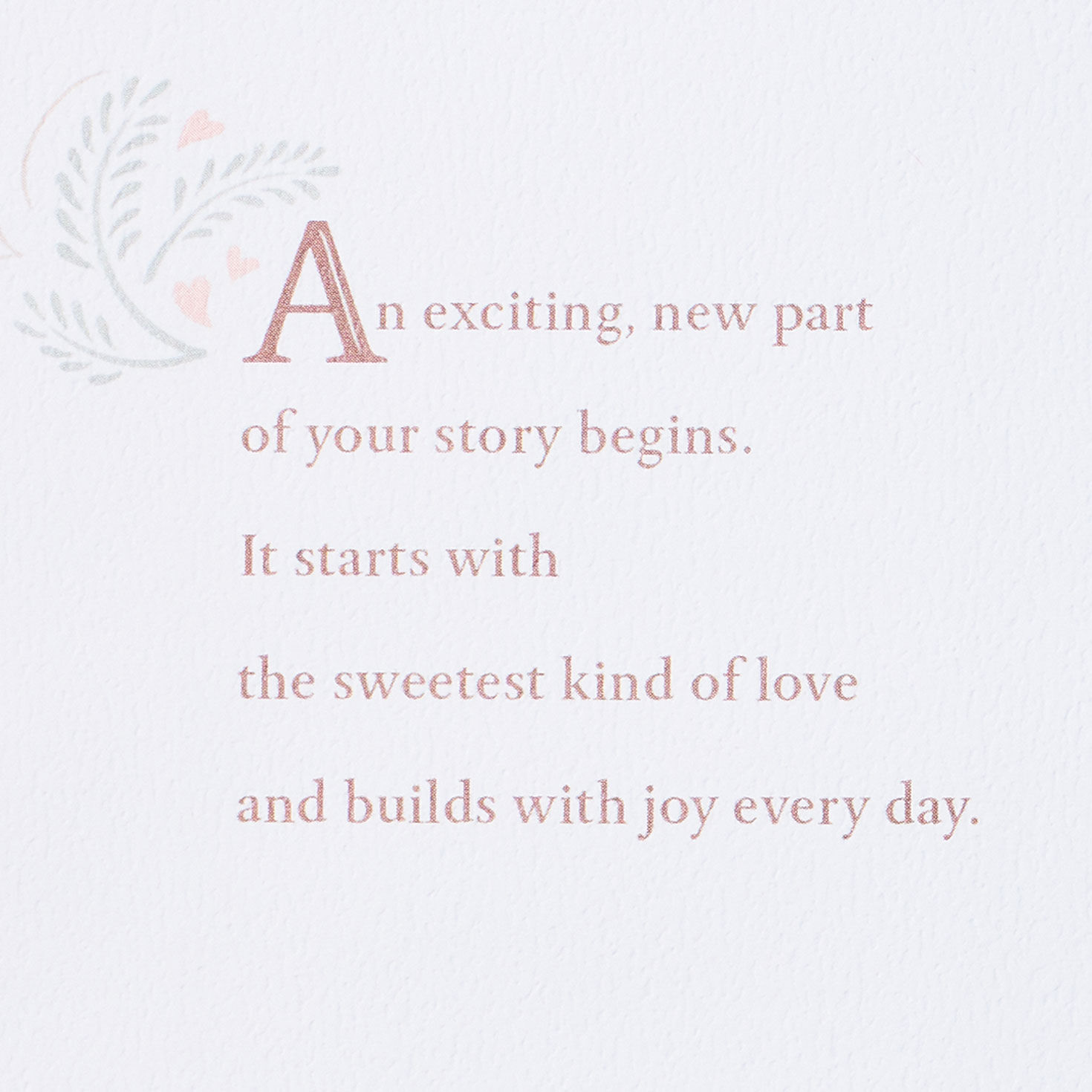 Vintage Storybook New Baby Shower Card Sentiment image number 2