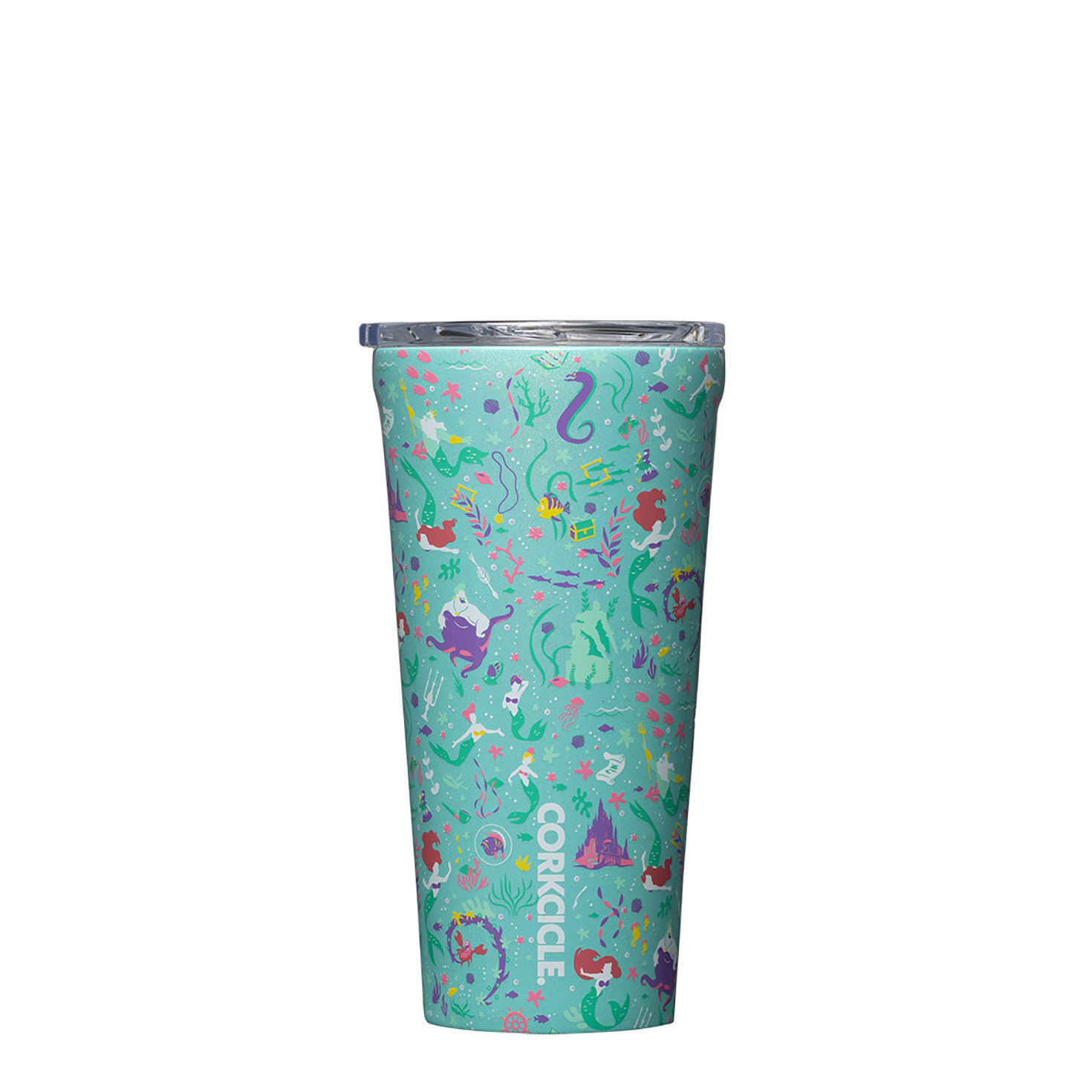 Corkcicle Disney Princess Ariel Aqua Tumbler, 16 oz. Insulated Tumblers Hallmark
