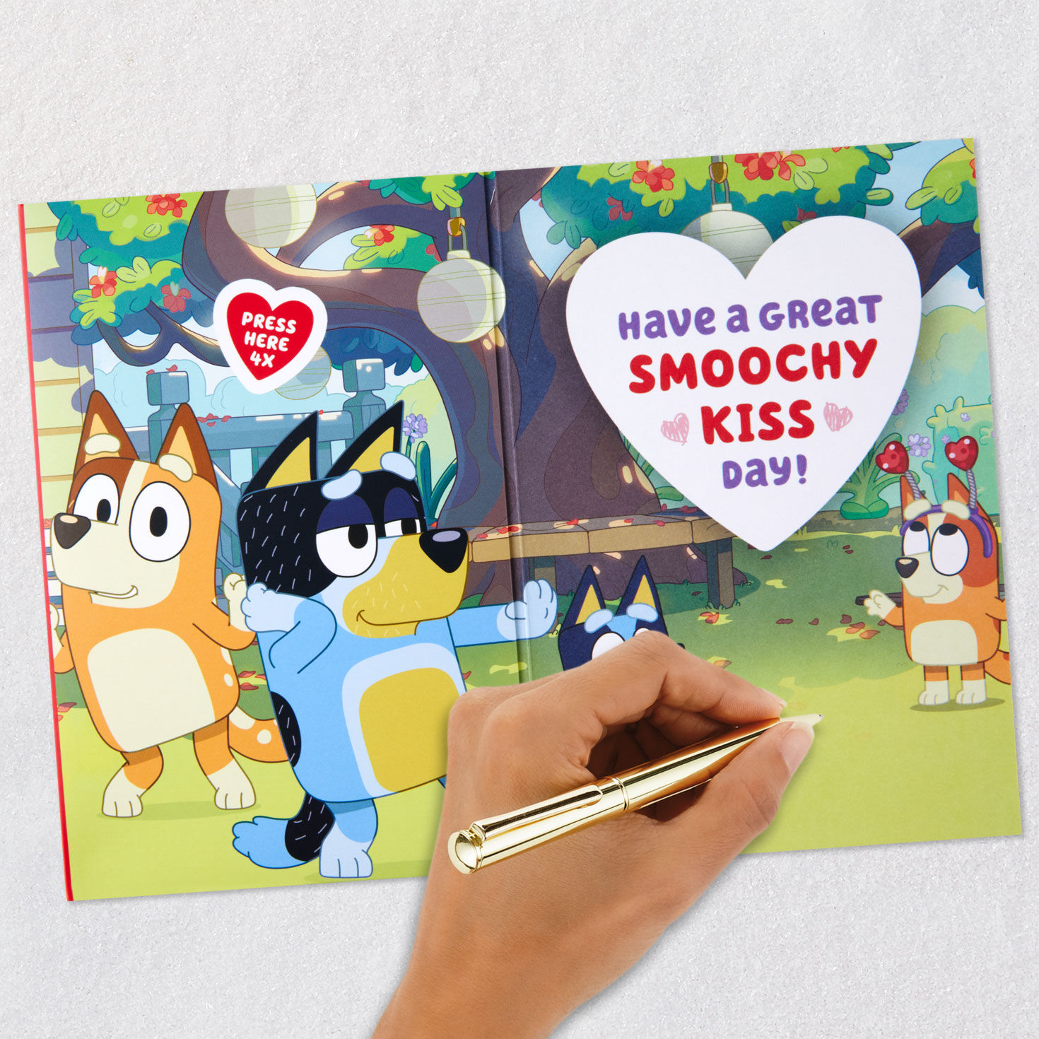 Bluey I Love You Musical Valentine's Day Card for Kids for only USD 7.99 | Hallmark