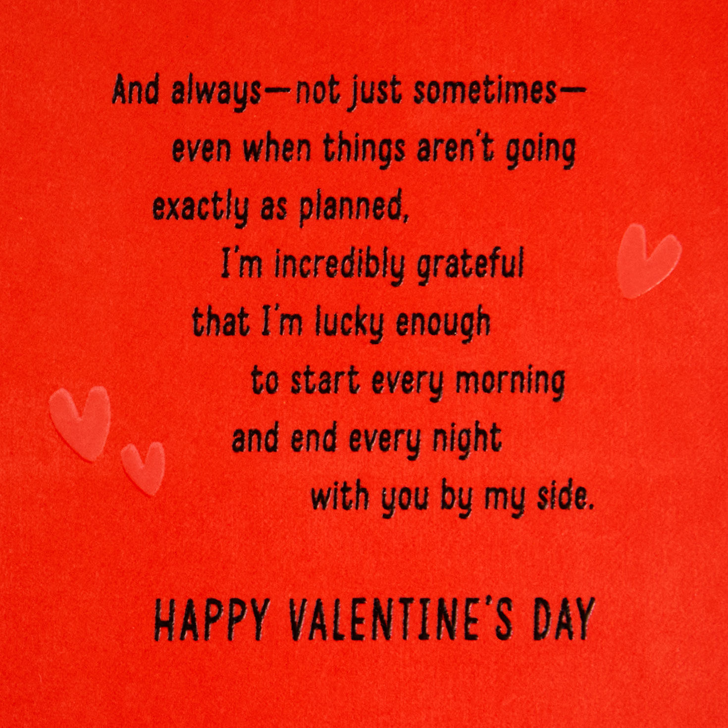 Lucky to Spend Every Day With You Romantic Valentine's Day Card for only USD 5.99 | Hallmark