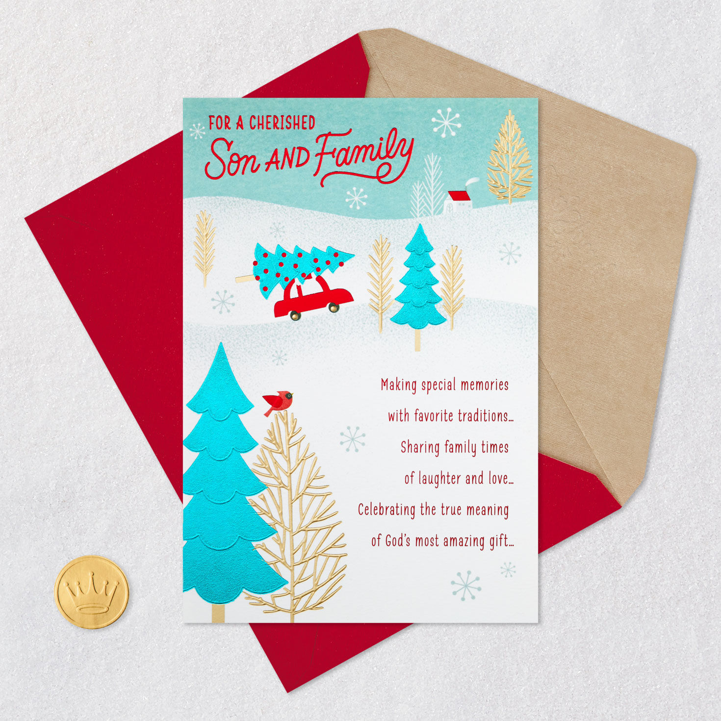 You Are Precious Religious Christmas Card for Son and Family for only USD 5.59 | Hallmark