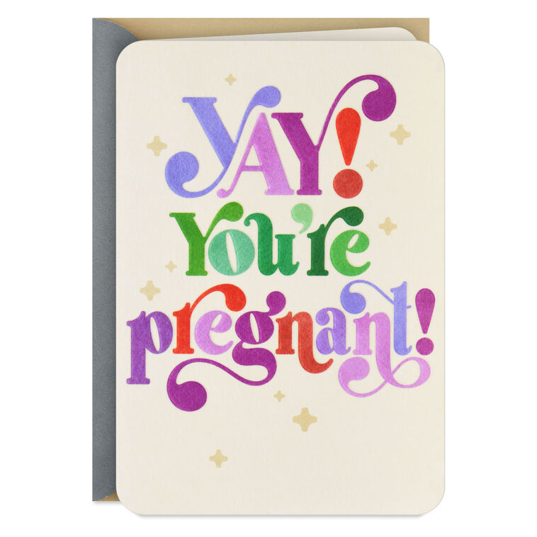 You're Pregnant! New Baby Card