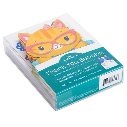 Thank-You Buddies Cat and Dog Stationery Kit, Pack of 24, 