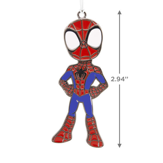 Marvel Spidey and his Amazing Friends Spidey Moving Metal Hallmark Ornament, , large image number 3
