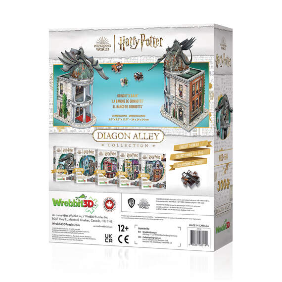 Wrebbit3D Harry Potter Gringotts Bank 300-Piece Jigsaw Puzzle, , large image number 3