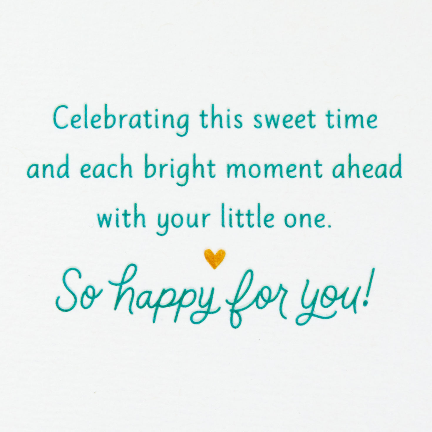 Heart, Confetti and Colorful Lettering New Baby Card  image number 2