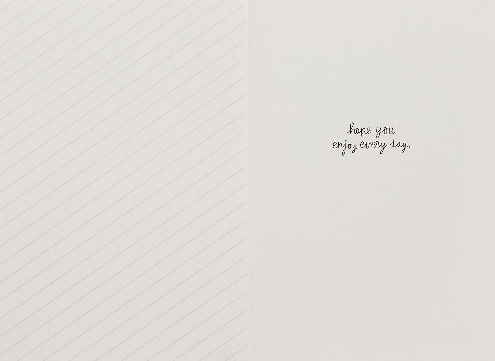 Paris Scene Enjoy Every Day Birthday Card