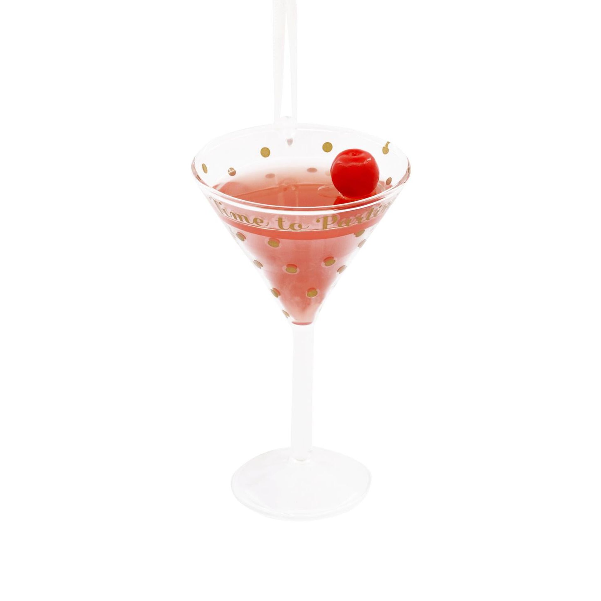 Time To Partini Martini Glass Hallmark Ornament Gift Ornaments Hallmark