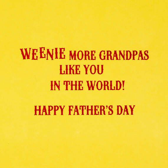 Hot Dog Puns Funny Father's Day Card for Grandpa, , large image number 2