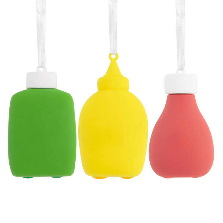 Better Together Ketchup, Mustard and Relish Magnetic Hallmark Ornaments, Set of 3, , large image number 5